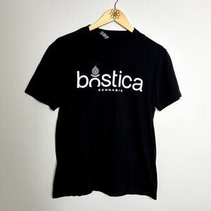 Bostica Cannabis Black Short Sleeve Shirt